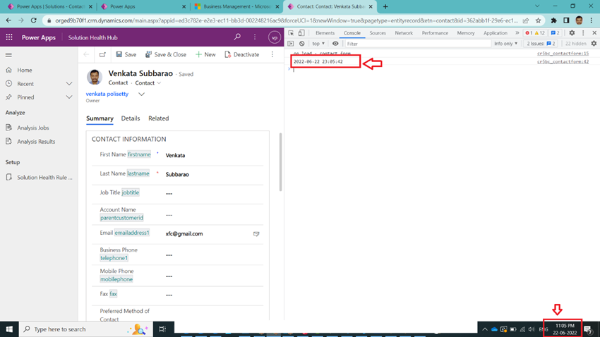 Get Users Local Date Time with Webresource in Dynamics CRM